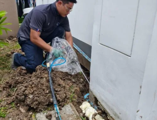 อุดโพรงรอบบ้าน ด้วย PU Foam